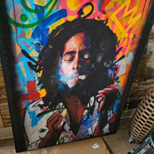 bob marley painting