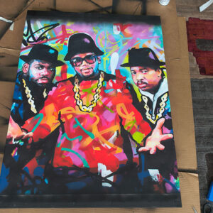 run dmc painting